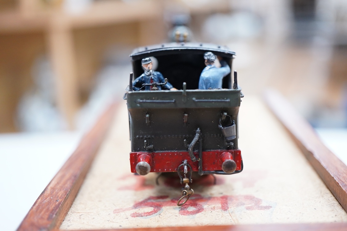 Two EM gauge scratch built model railway GWR locomotives by John Worsley, an 0-6-0PT, 1961, and an 0-6-0ST, 2007, both detailed models with opening smoke box doors showing the details of the blast pipe and boiler tube en